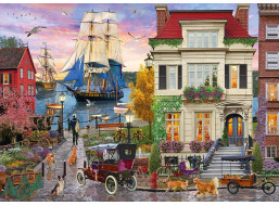 SCHMIDT Puzzle Loď v přístavu 1000 dílků