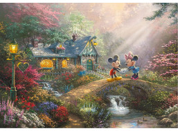SCHMIDT Puzzle v plechové krabičce Mickey & Minnie 500 dílků