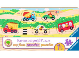 RAVENSBURGER Dřevěná vkládačka Dopravní prostředky