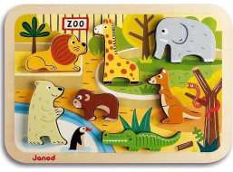 JANOD Vkládačka ZOO Chunky