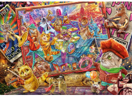 SCHMIDT Puzzle Kočičí mánie 1000 dílků