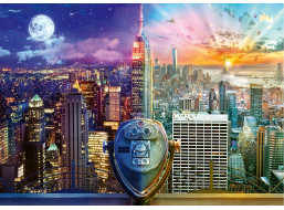 SCHMIDT Puzzle Den a noc: New York 1000 dílků