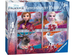 RAVENSBURGER Puzzle Ledové království 2, 4v1 (12,16,20,24 dílků)