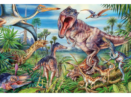 SCHMIDT Puzzle Mezi dinosaury 60 dílků