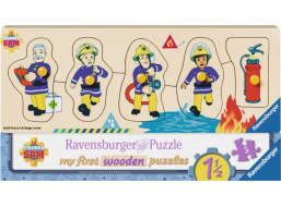 RAVENSBURGER Dřevěná vkládačka Požárník Sam a jeho přátelé