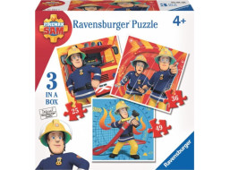 RAVENSBURGER Puzzle Požárník Sam 3v1 (25,36,49 dílků)