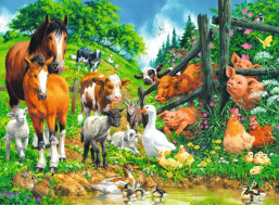 RAVENSBURGER Puzzle Zvířátka XXL 100 dílků