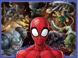 RAVENSBURGER Puzzle Nebojácný Spiderman XXL 100 dílků