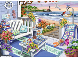 RAVENSBURGER Puzzle Na slunečném pobřeží EXTRA 300 dílků