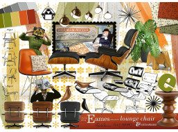 RAVENSBURGER Puzzle Eames: Design Classics 1000 dílků