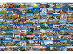 RAVENSBURGER Puzzle 99 krásných míst Evropy 3000 dílků