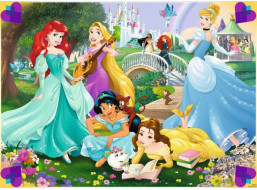 RAVENSBURGER Puzzle Disney princezny: Odvážný sen XXL 100 dílků