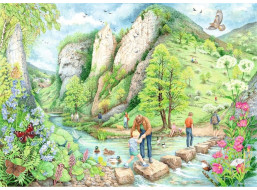 RAVENSBURGER Puzzle Procházky č.2: Dovedale 1000 dílků