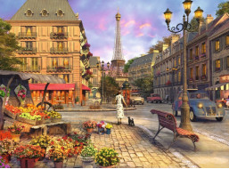 RAVENSBURGER Puzzle Večerní procházka 500 dílků