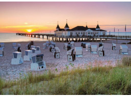 RAVENSBURGER Puzzle Ahlbeck, ostrov Uznojem (Usedom) 1000 dílků