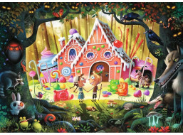 RAVENSBURGER Puzzle Jeníček a Mařenka (Perníková chaloupka) 1000 dílků