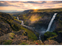 RAVENSBURGER Puzzle Vodopád Haifoss, Island 1000 dílků