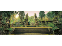 RAVENSBURGER Panoramatické puzzle Chrám džungle Pura Luhur Batukaru, Bali 1000 dílků