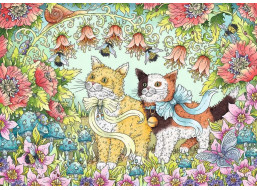 RAVENSBURGER Puzzle Kočičí přátelství 1000 dílků