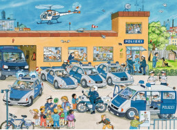 RAVENSBURGER Puzzle Policejní stanice XXL 100 dílků