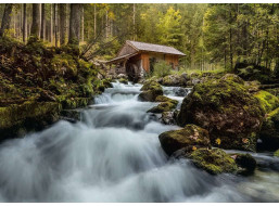 RAVENSBURGER Puzzle Vodopád Gollinger Wasserfall, Rakousko 1000 dílků