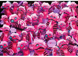 RAVENSBURGER Puzzle Challenge: Masked Singer Monster 1000 dílků