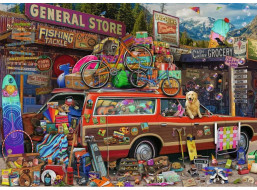 RAVENSBURGER Puzzle Rodinná dovolená 1000 dílků