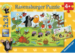 RAVENSBURGER Puzzle Krteček na zahrádce 2x24 dílků