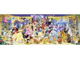 RAVENSBURGER Panoramatické puzzle Disney - Rodinná fotka 1000 dílků