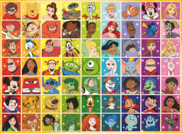 RAVENSBURGER Puzzle Disney: Postavičky XXL 100 dílků