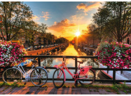 RAVENSBURGER Puzzle Kola v Amsterdamu, Nizozemsko 1000 dílků