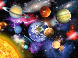 RAVENSBURGER Puzzle Sluneční soustava XXL 300 dílků