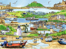 RAVENSBURGER Puzzle Útěk do Cornwallu 500 dílků