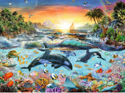 RAVENSBURGER Puzzle Velrybí zátoka XXL 200 dílků