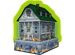 RAVENSBURGER Svítící 3D puzzle Noční edice Strašidelný dům 257 dílků