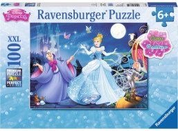 RAVENSBURGER Třpytivé puzzle Popelka XXL 100 dílků