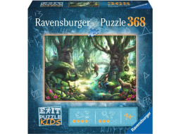 RAVENSBURGER Únikové EXIT puzzle Kids Kouzelný les 368 dílků