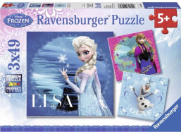 RAVENSBURGER Puzzle Ledové království 3x49 dílků