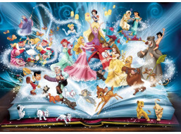 RAVENSBURGER Puzzle Disneyho magická kniha pohádek 1500 dílků