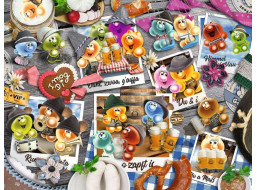 RAVENSBURGER Puzzle Gelini na Oktoberfestu 2000 dílků