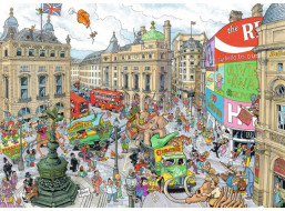 RAVENSBURGER Puzzle Města světa: Londýn 1000 dílků