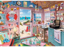 RAVENSBURGER Puzzle Plážový domek 1000 dílků