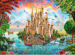 RAVENSBURGER Puzzle Pohádkový zámek XXL 100 dílků