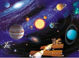 RAVENSBURGER Puzzle Sluneční soustava XXL 200 dílků
