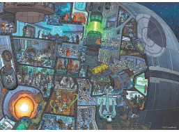RAVENSBURGER Puzzle Star Wars: Kde je Žvejkal? 1000 dílků