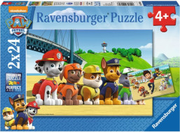 RAVENSBURGER Puzzle Tlapková patrola: Psí hrdinové 2x24 dílků