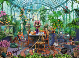RAVENSBURGER Puzzle Ve skleníku 500 dílků