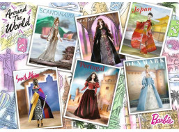 RAVENSBURGER Puzzle Barbie: Kolem světa 1000 dílků
