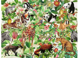RAVENSBURGER Puzzle Džungle 2000 dílků