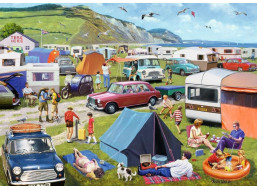 RAVENSBURGER Puzzle Kempování v karavanu 1000 dílků
